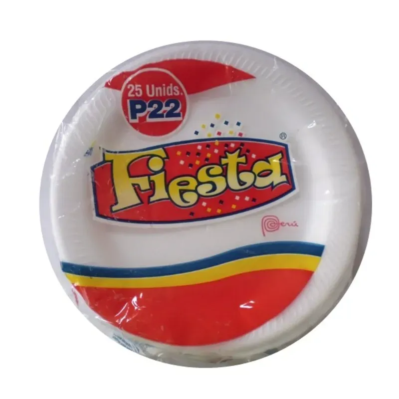 Platos Desechables (Pack x 25)