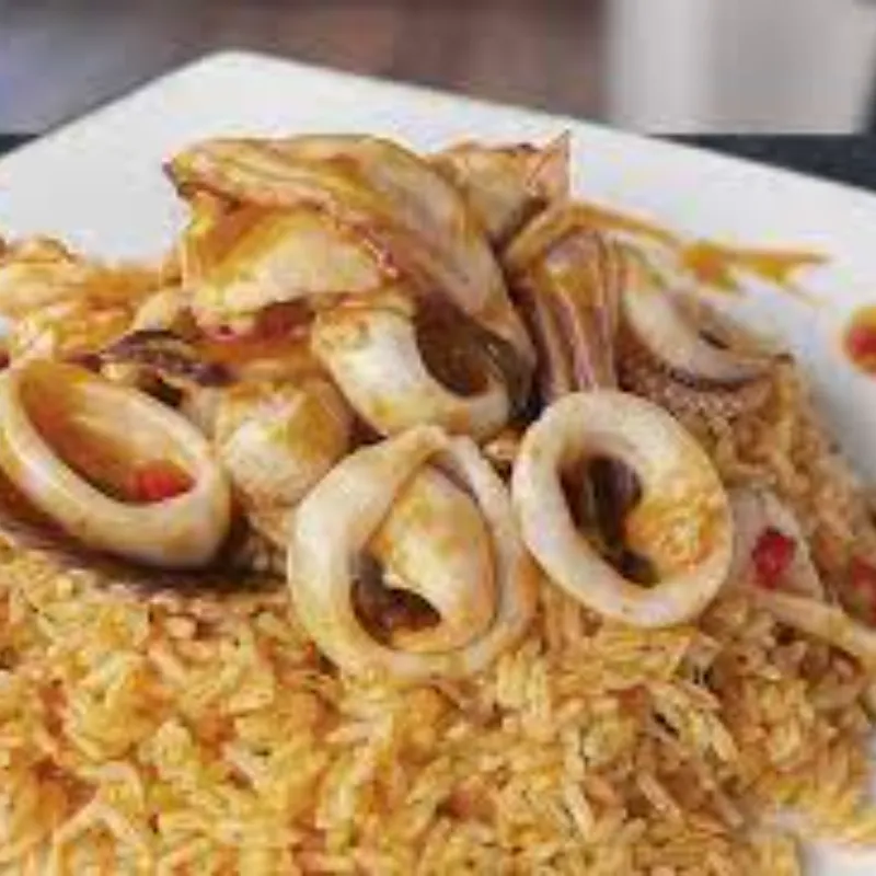 Arroz Frito de Calamar
