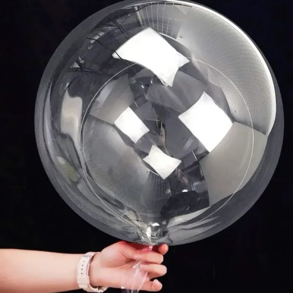 Globo burbuja  con 2 globos dentro