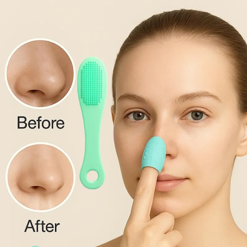Cepillo de Silicona para Nariz (Puntos Negros)