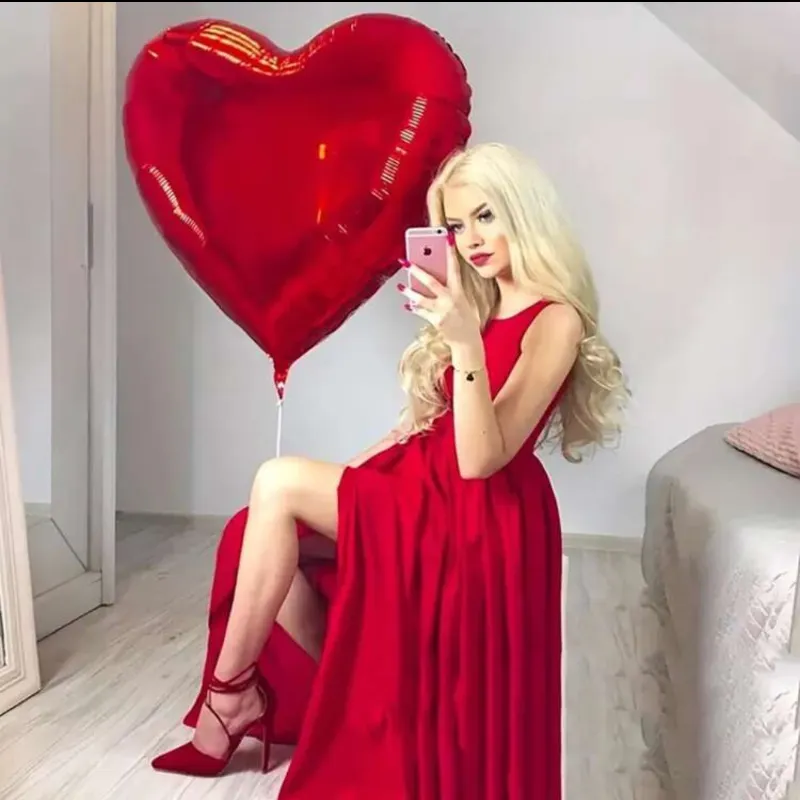 Globo a forma de corazón  1 pieza