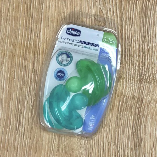 Pack de 2 chupetes verdes