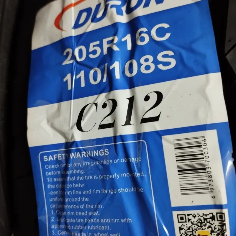 Neumático DURUN 205 R16C 110/108S C212