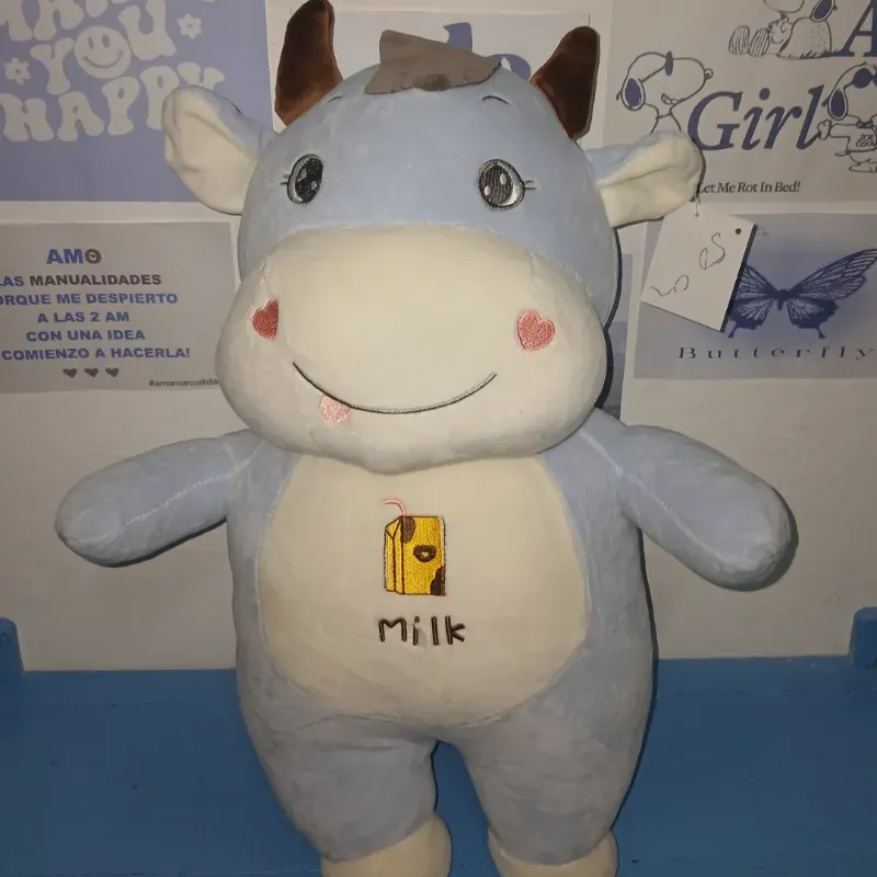 Peluche de Vaca Azul