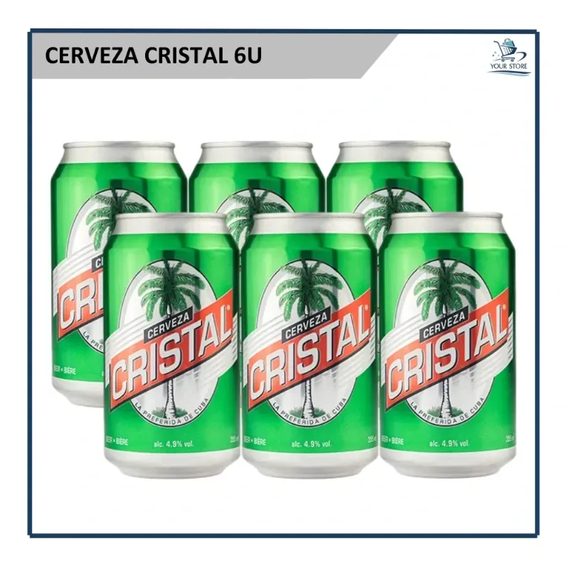 Cerveza Cristal (6u)