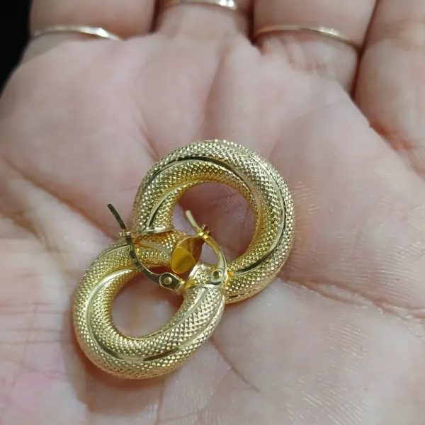 Argollas de tubo gordo