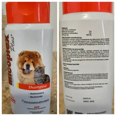 SHAMPOO MICOPLEX PLUS 350 ML (ANTIMICÓTICO, BACTERICIDA)
