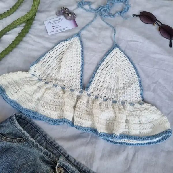 Blusa secilla con vuelos largos