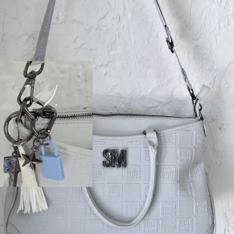 Cartera Steve Madden gris mediana
