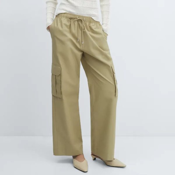 Pantalón Cargo Cintura Elástica
