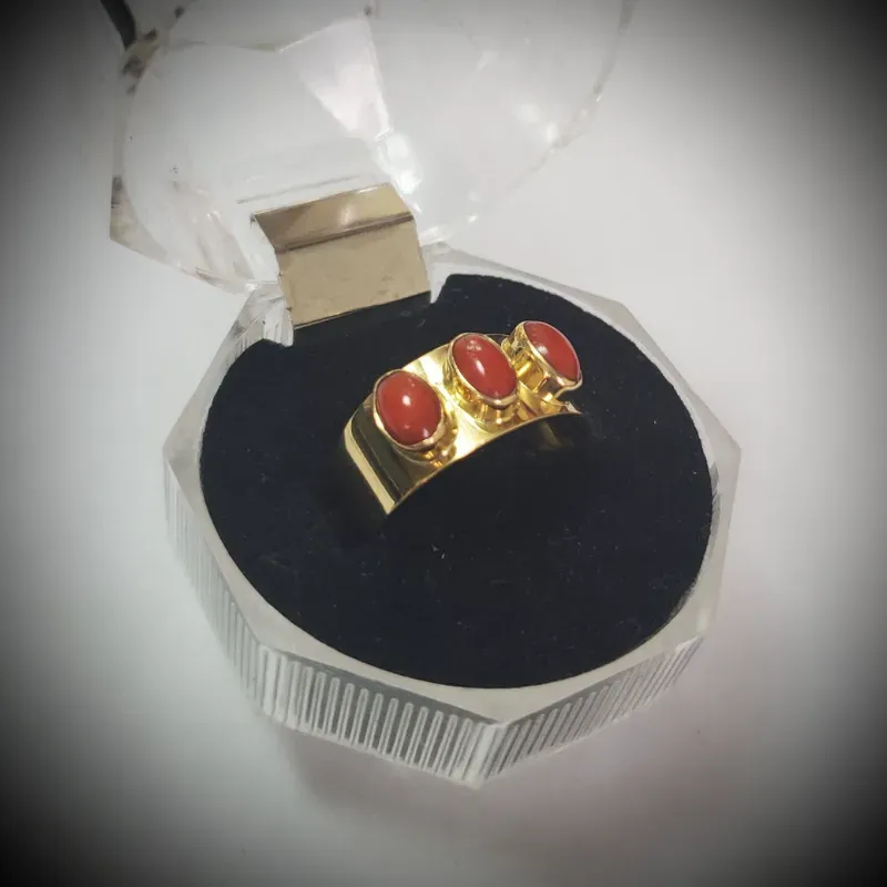 Coral Rojo 18K $215