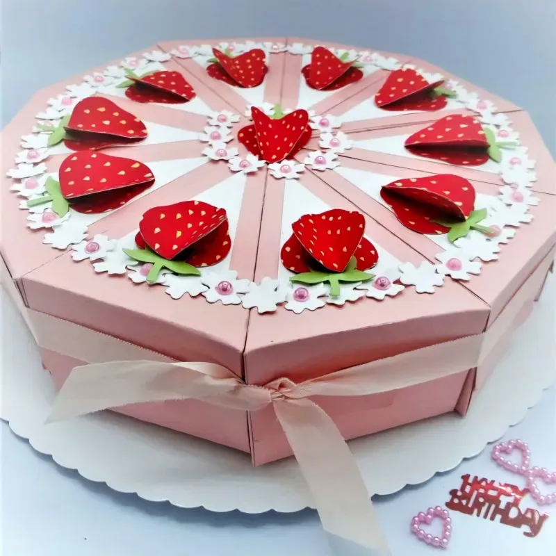 Cajas de regalos "Pastel sorpresa"