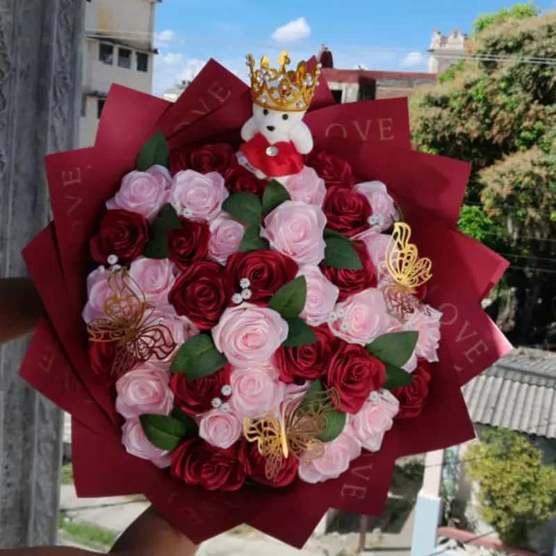 Ramo Buchon de Rosas Eternas