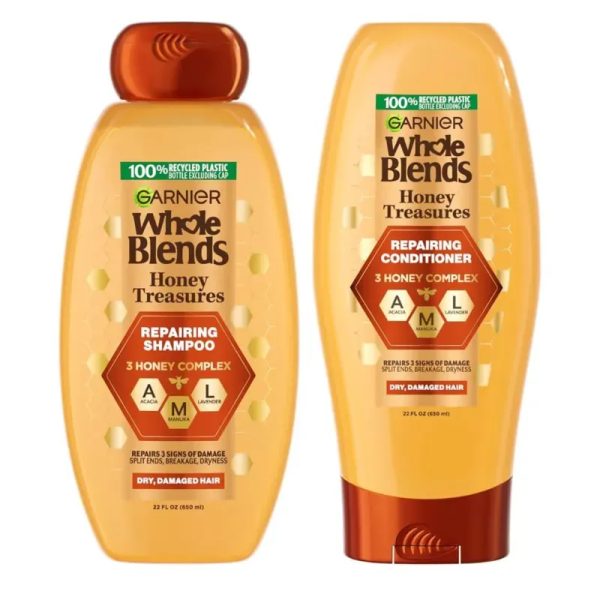 Champú y acondicionador Garnier Whole Blends Honey