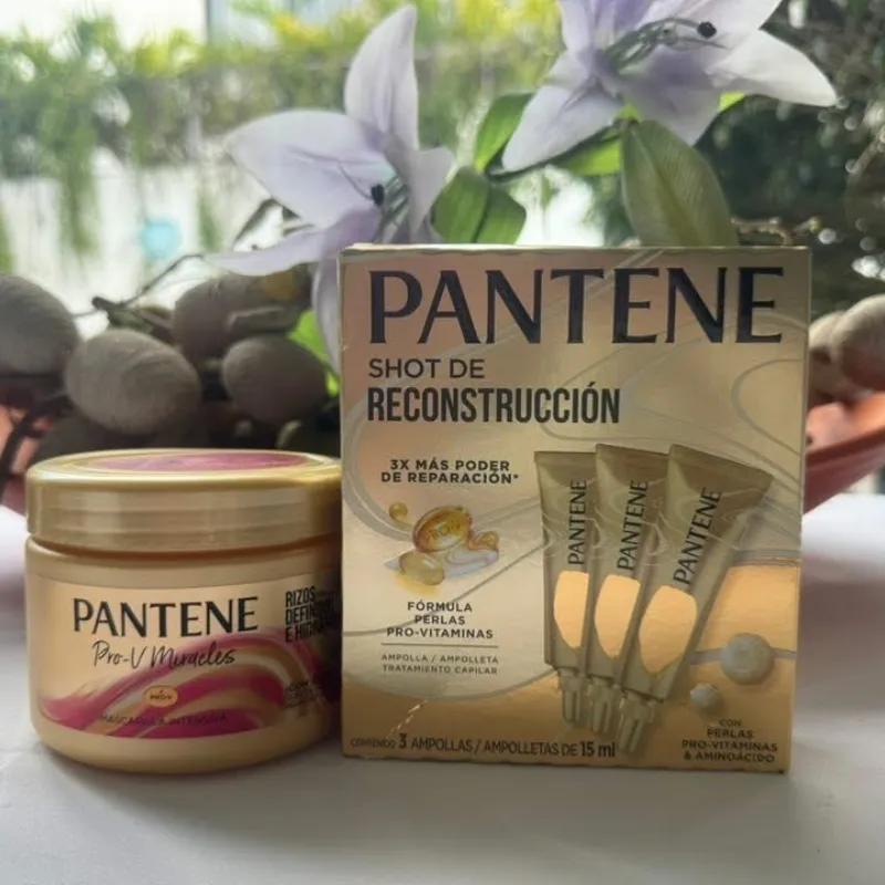 ✨ Bomba de Hidratación Pantene ✨ Mascarilla + Ampolletas