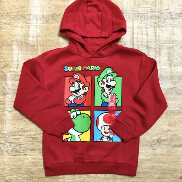 Abrigo de Súper Mario color rojo