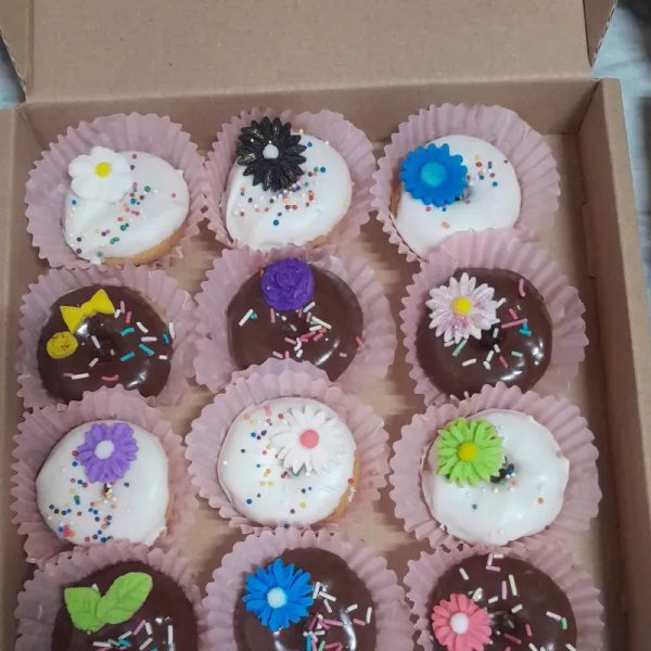 Cajita  de mini donas
