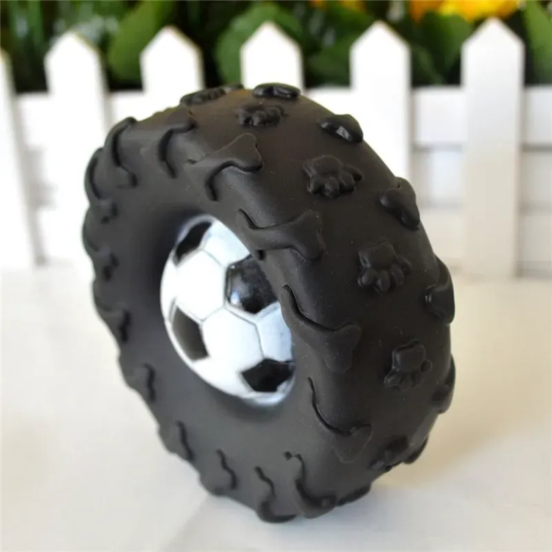 Juguete chillón en forma de llanta