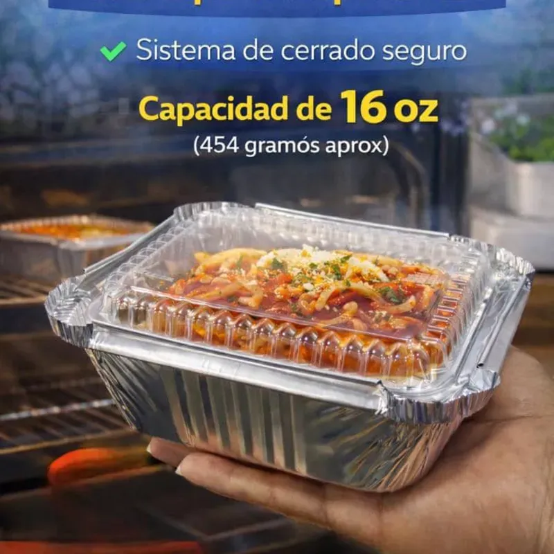 BANDEJA DE ALUMINIO 16 oz