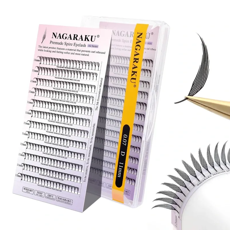 Pestañas Spire 0.07D Mix - Nagaraku