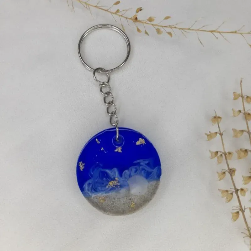 Llavero con diseño de mar