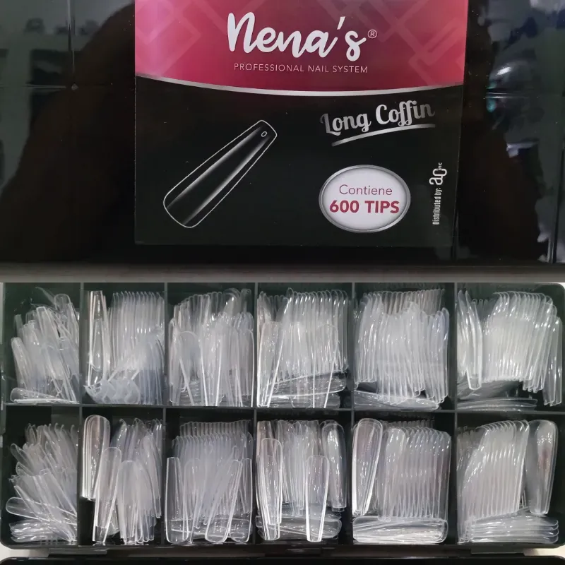 CAJA DE 600 UÑAS NENA'S