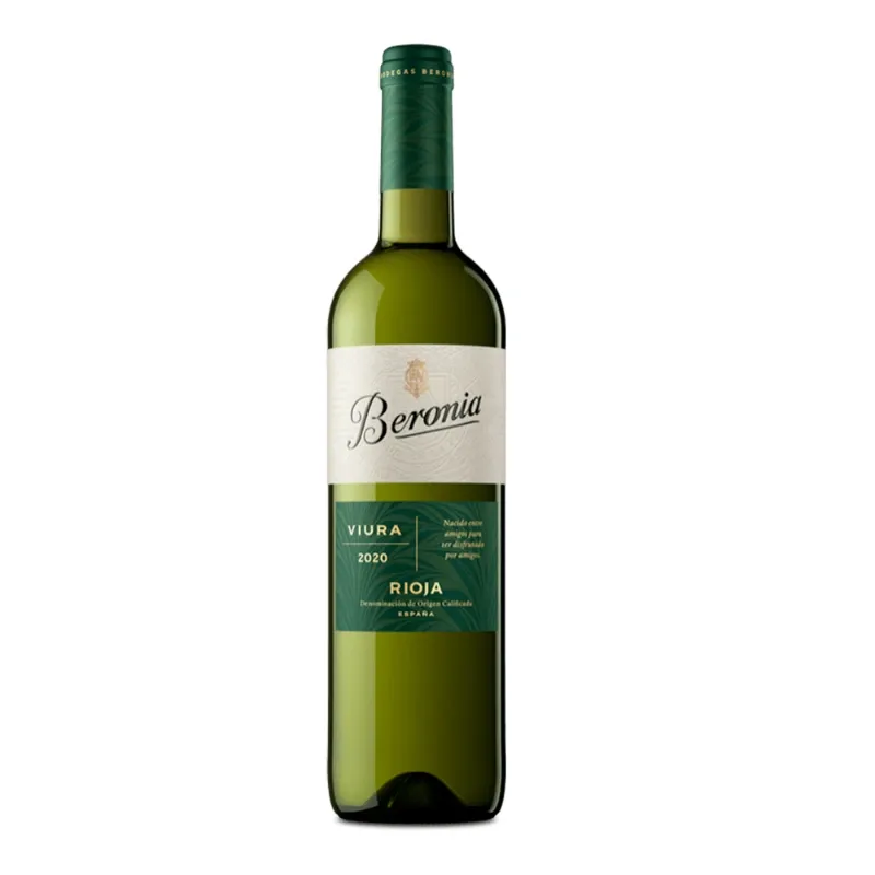 Vino Blanco Viura D.O. Rioja BERONIA 750ml/6 Caja