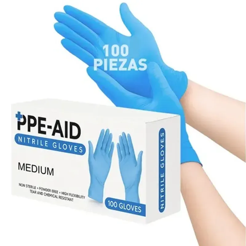 Caja de guantes de nitrilo