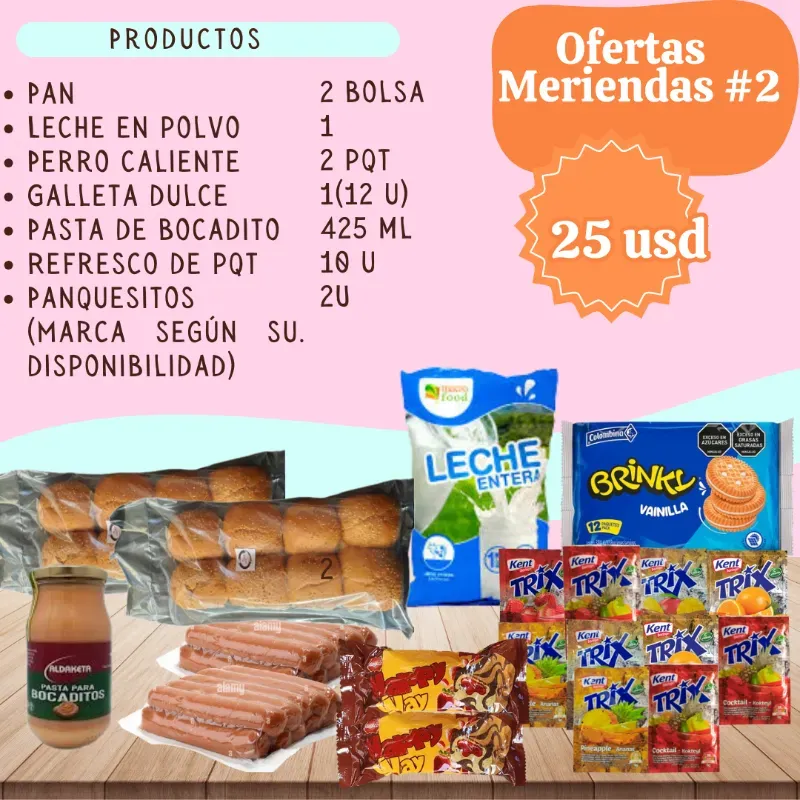 Ofertas merienda 2