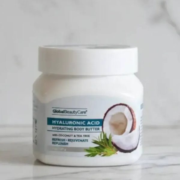 CREMA CORPORAL DE ÁCIDO HIALURÓNICO CON ACEITE DE COCO Y ÁRBOL DE TÉ 