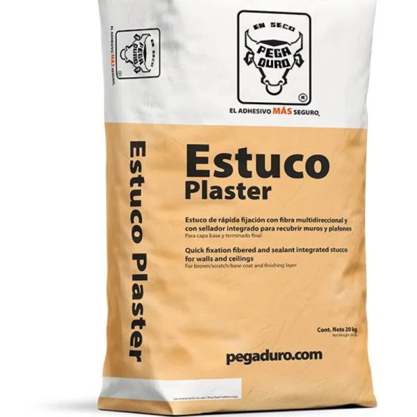 Estuco Pegaduro 20 kg Masilla de acabado fibroso
