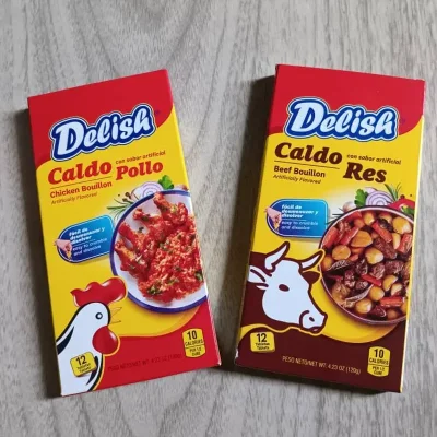 Cuadritos de Pollo y de res