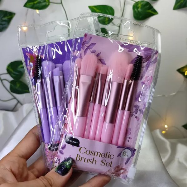 Juego de 8 brochas de maquillaje