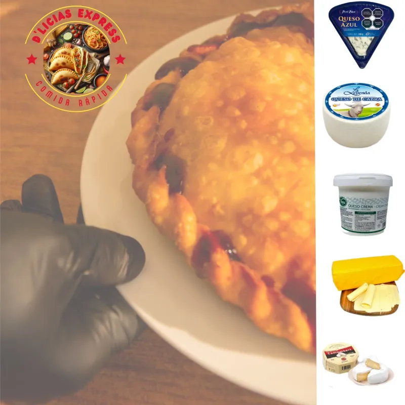 Empanada Cinco Quesos.