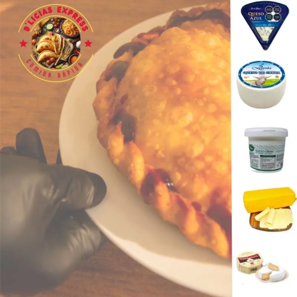Empanada Cinco Quesos.