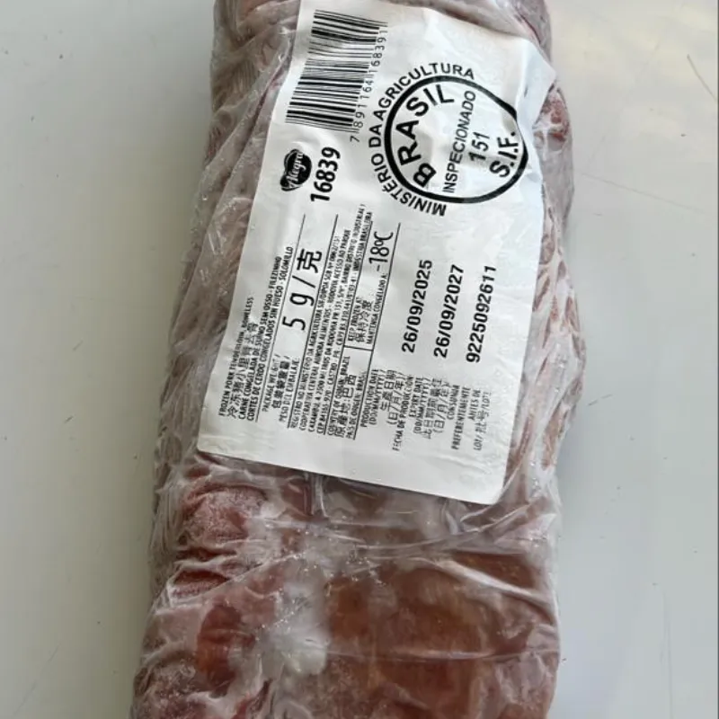 Filete de cerdo deshuesado 1150 lb