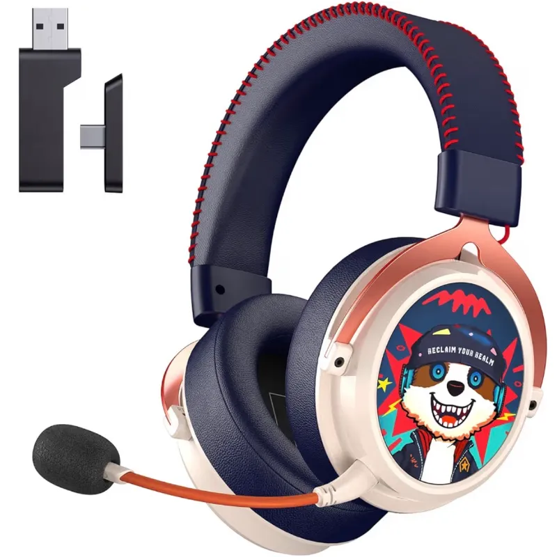 Audífonos Gaming inalámbricos Gtheos spark01 blanco