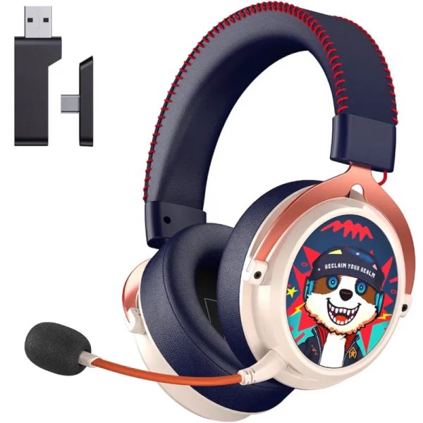 Audífonos Gaming inalámbricos Gtheos spark01 blanco