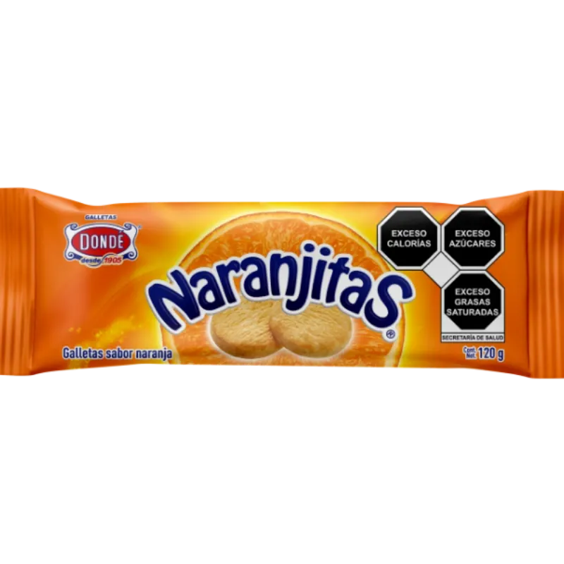 Galletas Naranjitas Dondé 24 x 120 g