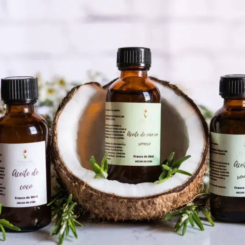 Aceite de romero y aguacate