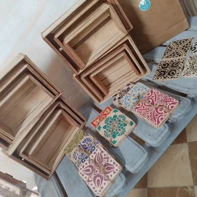 Set de cuatro posavasos