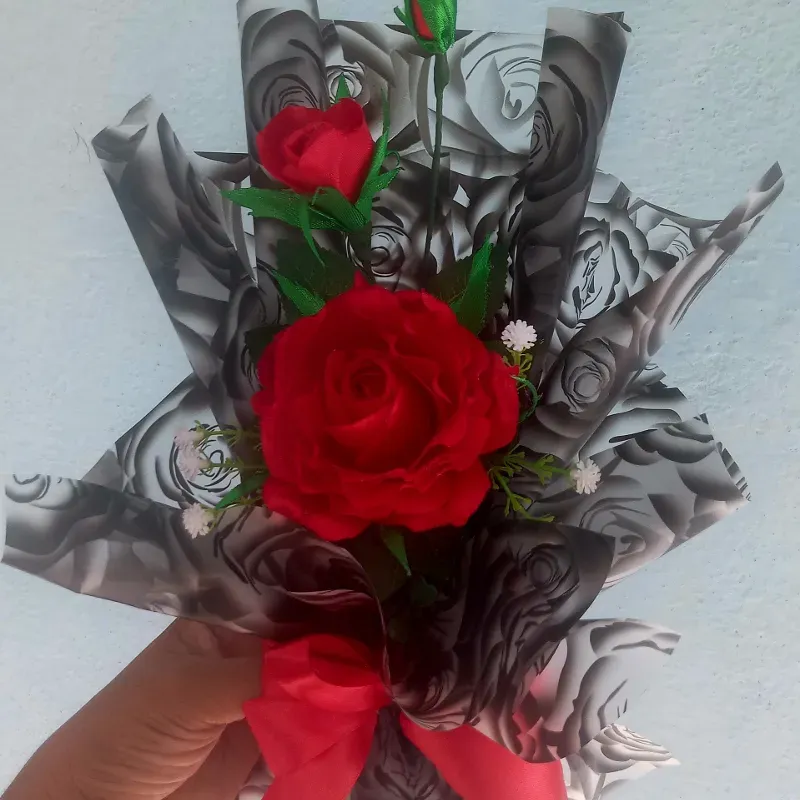 Espiga de rosa unica .