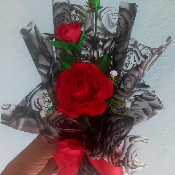 Espiga de rosa unica .