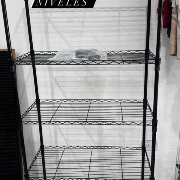 Estante metálico de 5 niveles sin rueditas