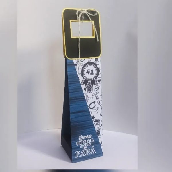 1 pc Caja azul para cerveza
