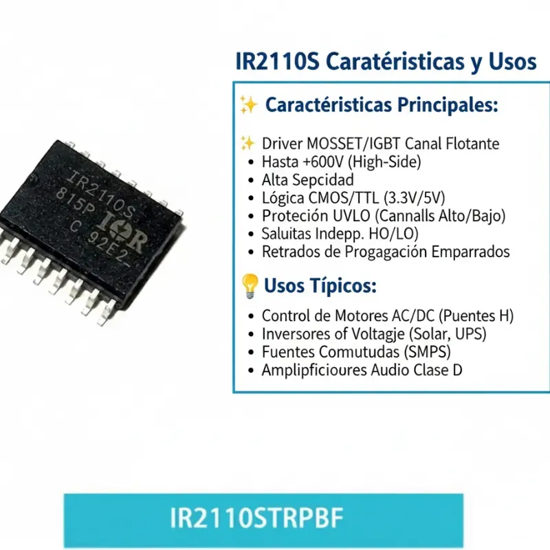 IR2110S (Controlador Drivers)