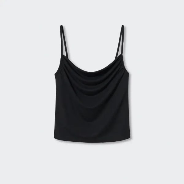Top lencero drapeado