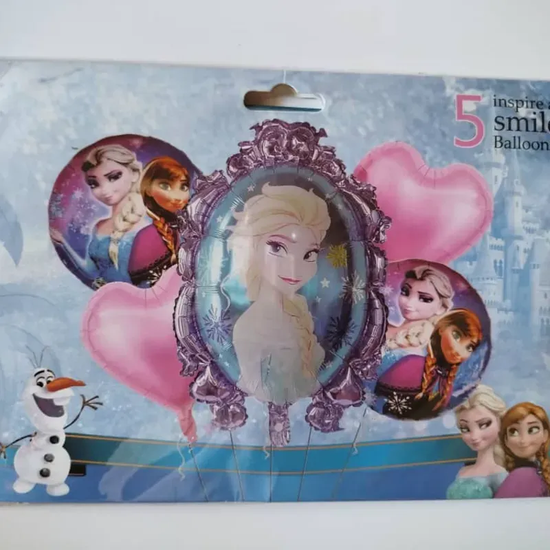 Set de globos de 5 piezas temáticos y de fiesta