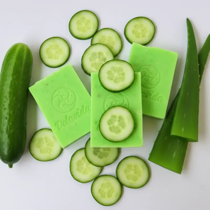 Jabón de aloe vera y pepino