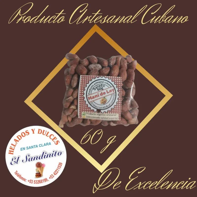 MANÍ TOSTADO CON SAL (5*60 g)